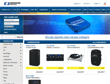Tablet Screenshot of monacor.nl
